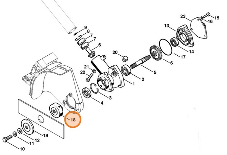 Tarcza dociskowa (talerz), Stihl 41377131502
