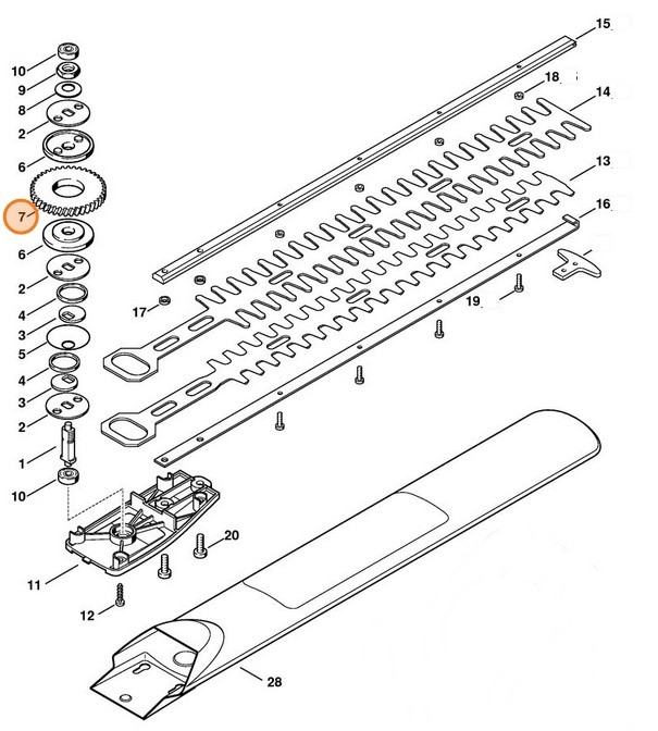 Koło czołowe, Stihl 60106421510