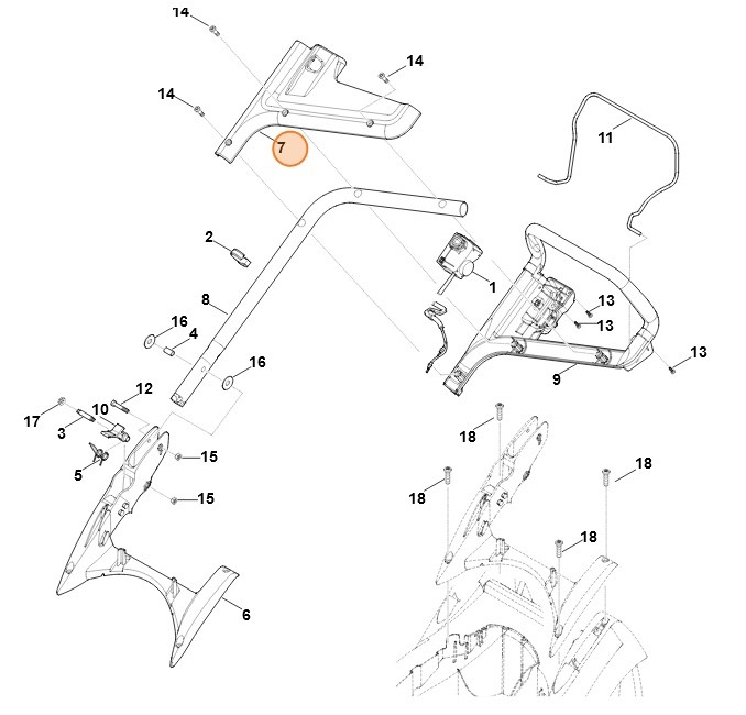 Pokrywa, Stihl 63207060715