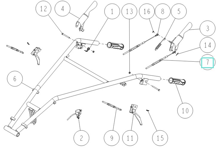 Przewód hamulcowy, Orec 0304-70610 
