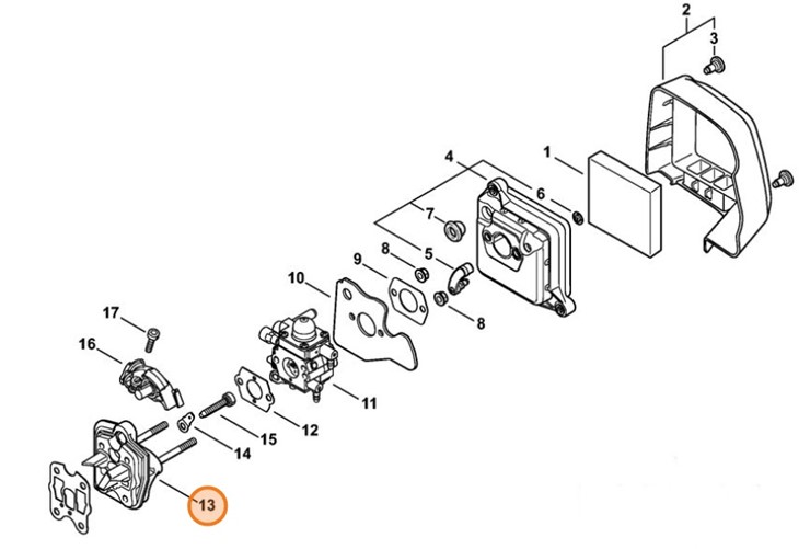 Kołnierz pośredni, Stihl 41511202301