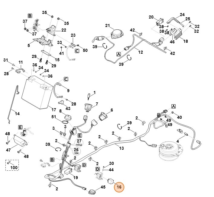 Przekaźnik, Stihl 61604303100