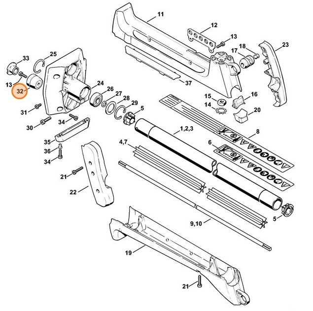 Amortyzator pierścieniowy, Stihl 41167909900