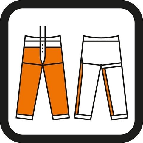 Antyprzecięciowe spodnie ogrodniczki dla pilarza Function Ergo Stihl 00883880144, 00883880148, 00883880152, 00883880156, 00883880160, 00883880164