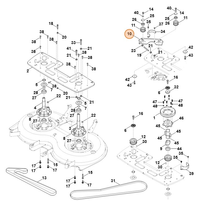 Ramię naprężające, Stihl 61707600820