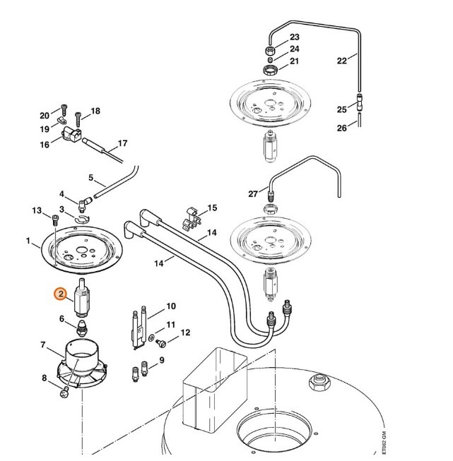 Dysza wtrysku paliwa, Stihl 47525220601