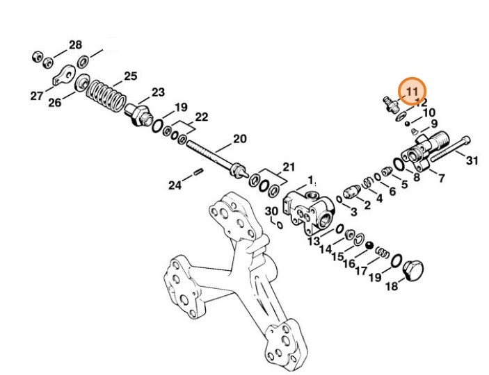 Obudowa zaworu, Stihl 47055121200