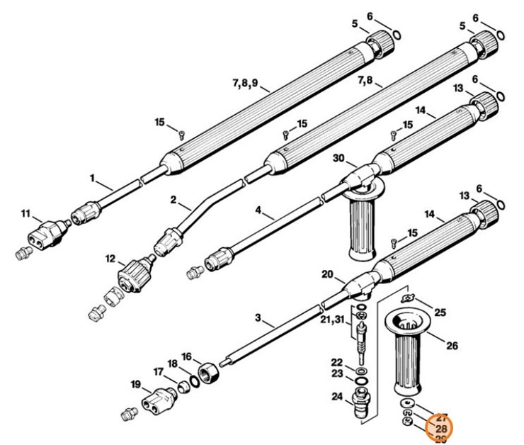 Pierścień sprężysty 6, Stihl 93206300140