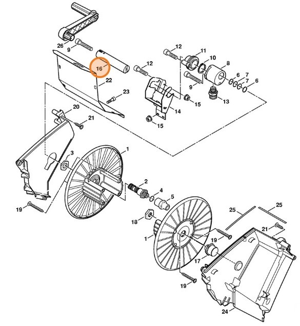 Oś, Stihl 47717917000