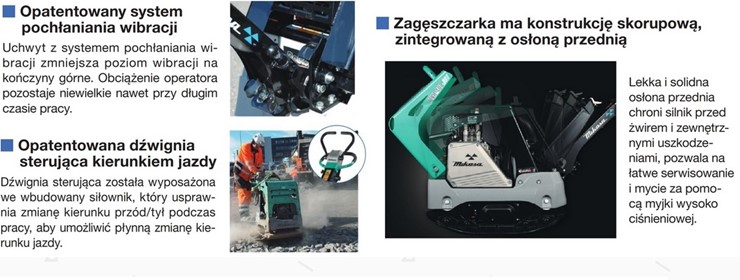 Zagęszczarka rewersyjna Mikasa MVH-408DSZ  - E-Drwal
