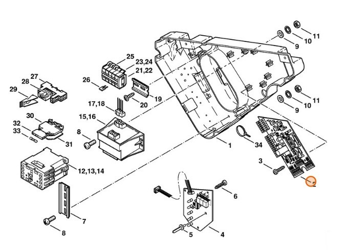 Płytka obwodów drukowanych, Stihl 47524303200