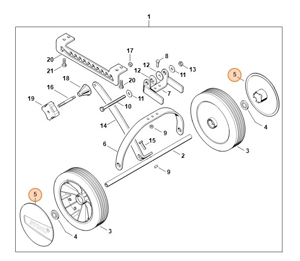 Kołpak, Stihl 46017919201