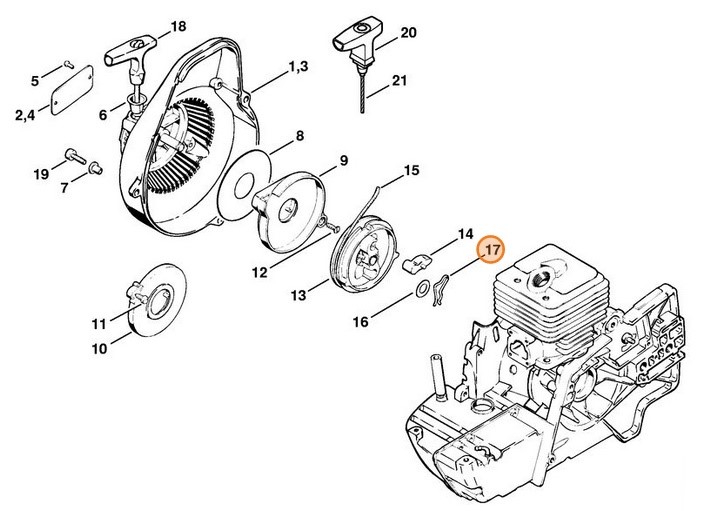 Sprężyna, Stihl 11171953500