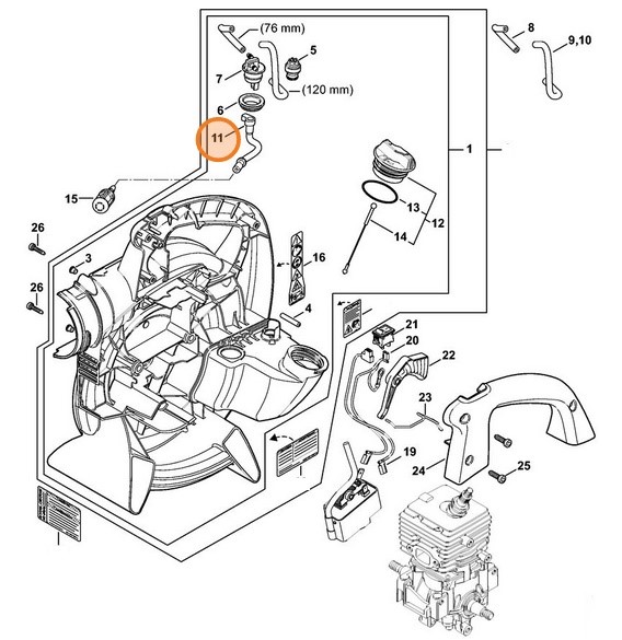 Wąż, Stihl 42413587700