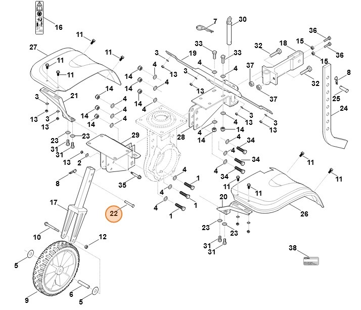 Sworzeń, Stihl 62517118500