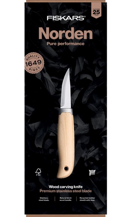 Norden Nóż do rzeźbienia w drewnie, Fiskars 1071897