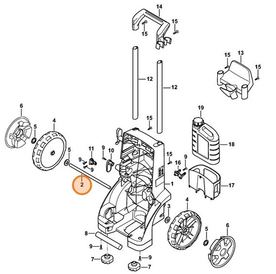Oś, Stihl 47577917000