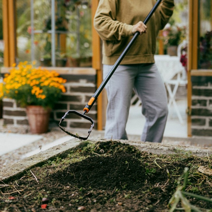 Głowica odchwaszczacz ogrodowy push-pull OneClick, Fiskars 1080696