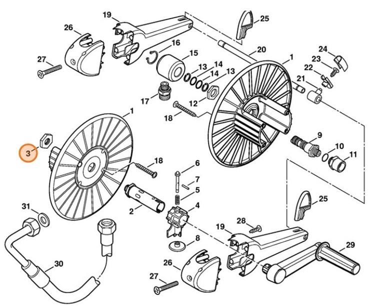 Nakrętka, Stihl 47477032000