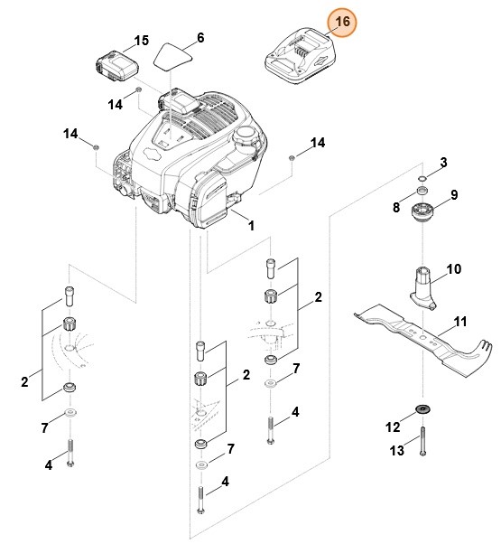 Ładowarka B&S, Stihl 00004302501