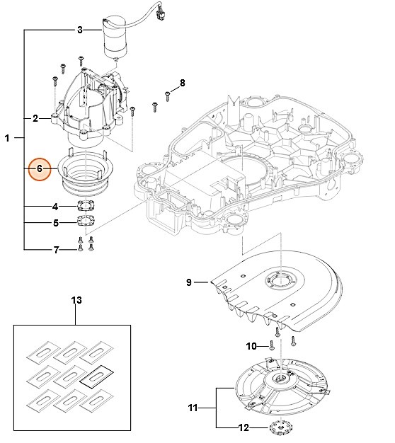 Mieszek fałdzisty, Stihl IA017016200
