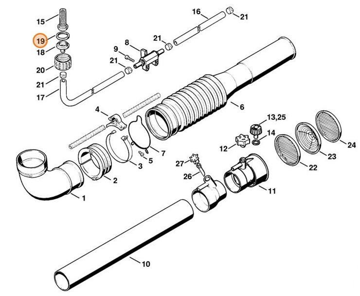 Pierścień uszczelniający, Stihl 00003591205