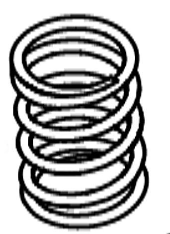 Sprężyna dociskowa, Stihl HA064356800