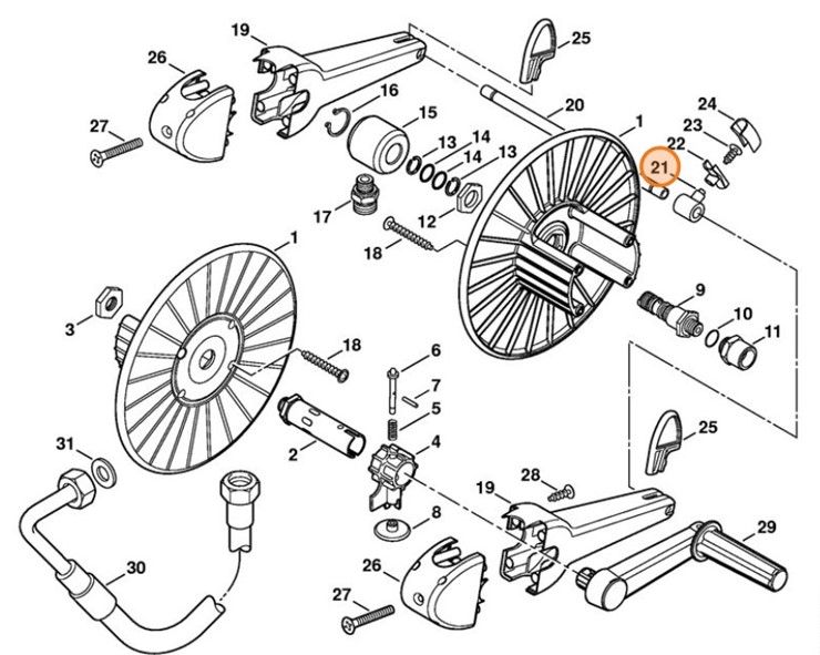 Wspornik, Stihl 47477311600