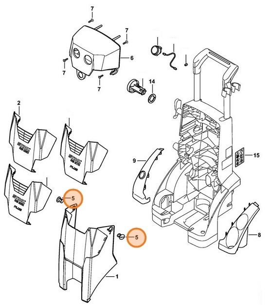 Rygiel, Stihl 47527060100