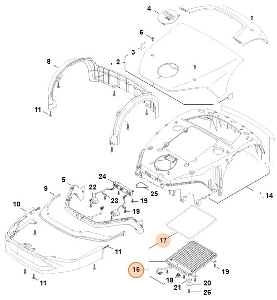 Matryca LED, Stihl IA014009902
