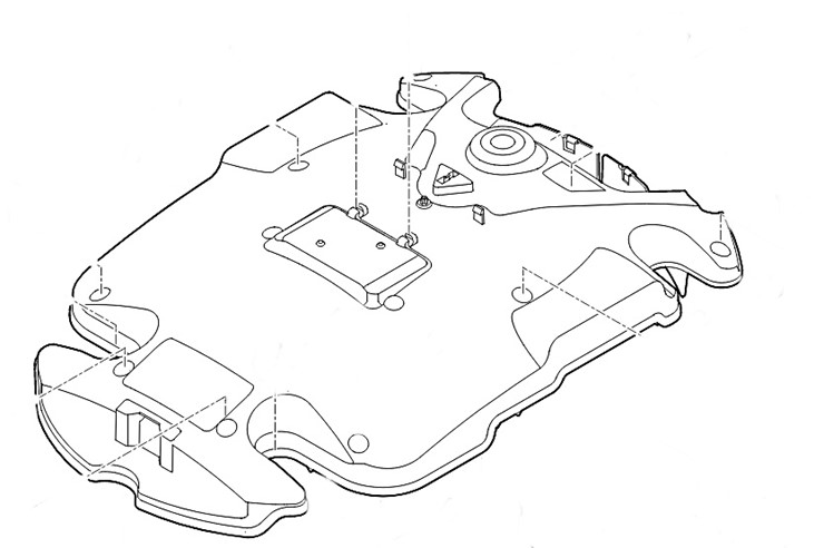 Górna część obudowy, Stihl 63097011005