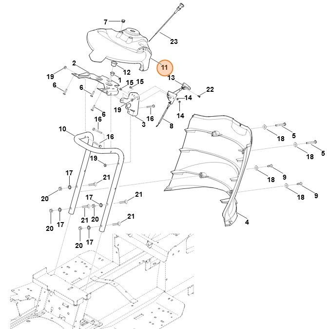 Tablica rozdzielcza, Stihl 61657066200