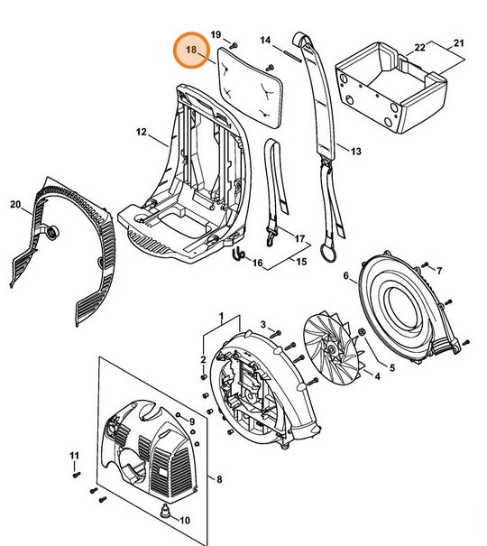 Wykładzina barkowa, Stihl 42447908000