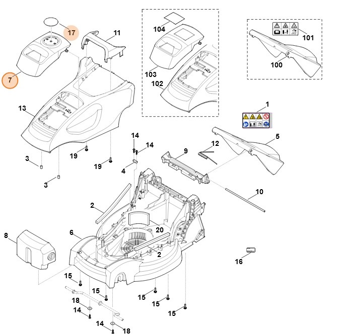 Osłona, Stihl 63117008905