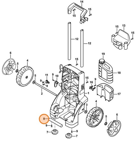 Uchwyt nośny, Stihl 47887915700