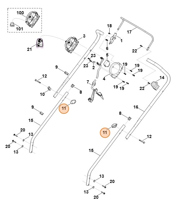 Pokrętło, Stihl 63117084300