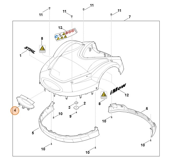 Osłona, Stihl 63097063600