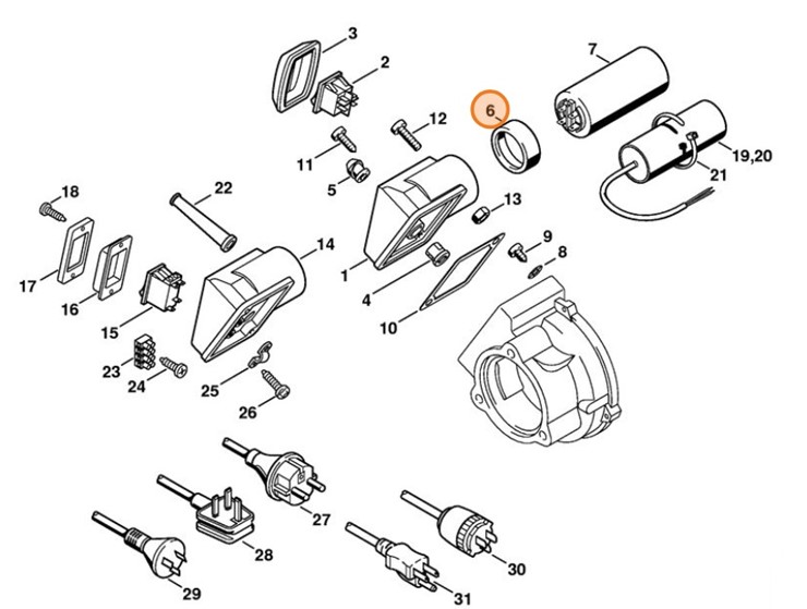 Pierścień uszczelniający, Stihl 47214390400