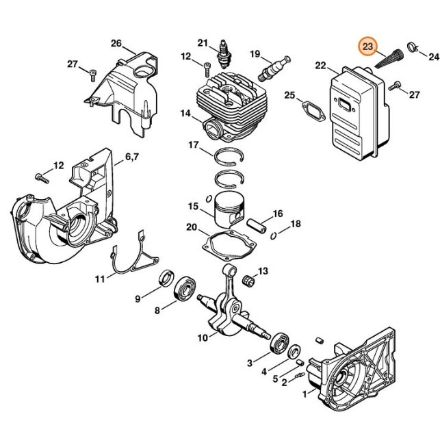 Kratka, Stihl 42231419000