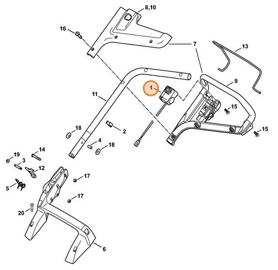 Przełącznik, Stihl 63384300500