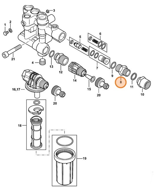 Przyłącze, Stihl 47885110201