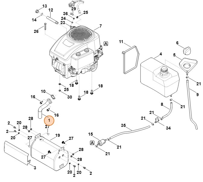 Kolektor, Stihl 61601402500