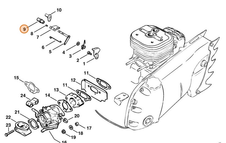 Tulejka, Stihl 11061040200