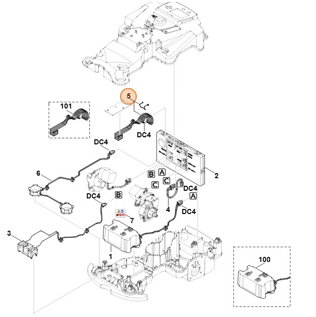 Zestaw naprawczy przewodu czujnika dotykowego, Stihl 63010071800