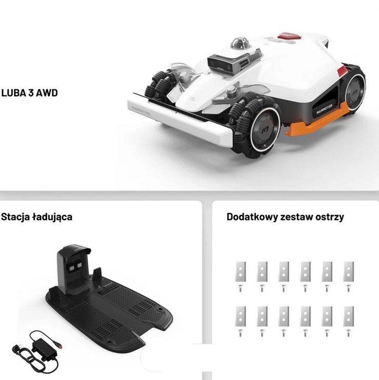Kosiarka automatyczna LUBA 3 AWD 3000, MAMMOTION