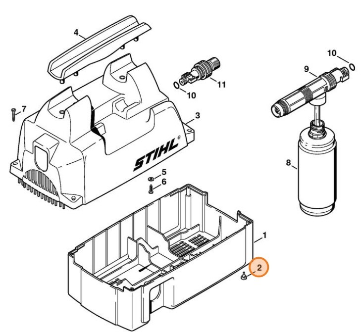 Amortyzator, Stihl 47197082800