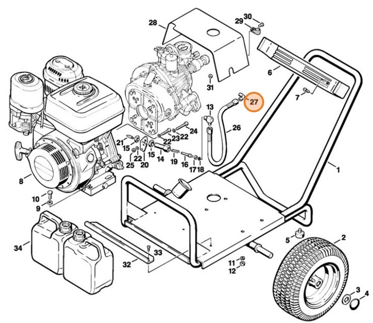 Element łączący, Stihl 47105130210