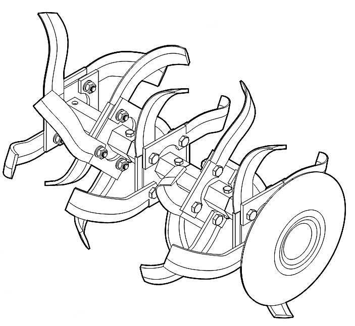 Zespół roboczy kompl., lewy, Stihl 62517100202