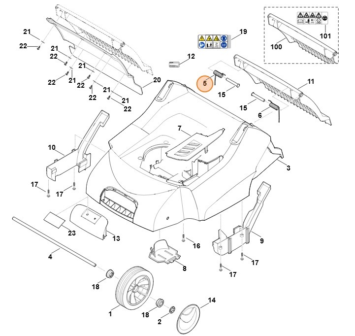 Sprężyna kątowa, Stihl 62907034910