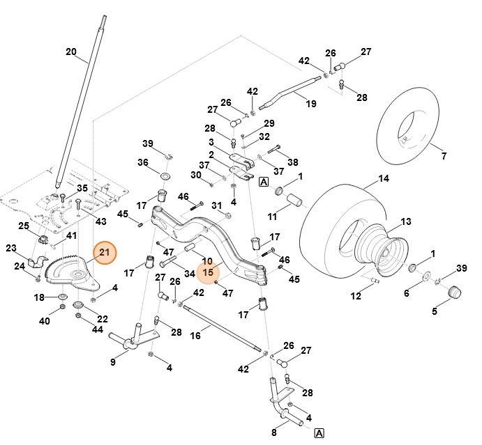 Segment podkładki zębatej, Stihl 61657034805